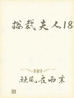 总裁夫人18岁