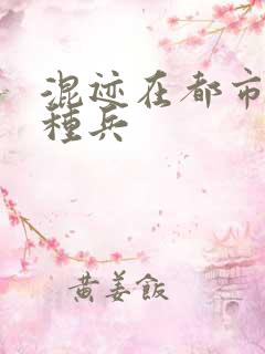 混迹在都市的特种兵