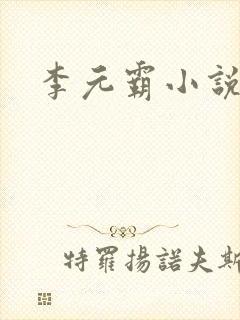 李元霸小说
