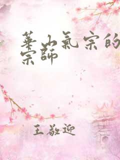 华山气宗的形意宗师