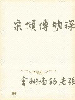 宋倾傅明琛小说