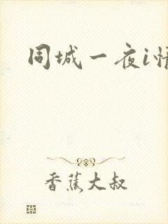 同城一夜i情