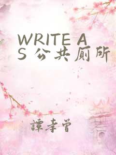WRITE AS 公共厕所