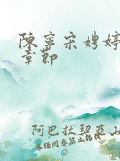 陈宁宋娉婷最新章节