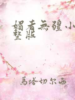 媚者无疆小说完整版