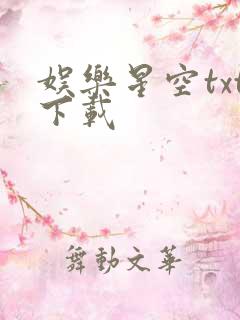 娱乐星空txt下载