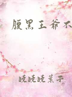 腹黑王爷不良妻