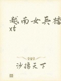 越南女兵档案txt