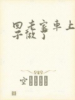 回老家车上和儿子做了