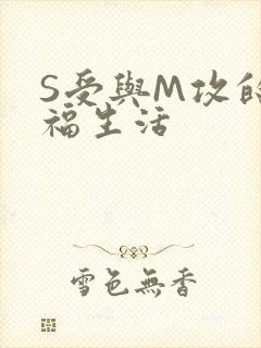S受与M攻的幸福生活