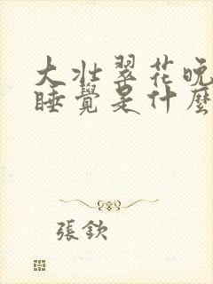 大壮翠花晚上不睡觉是什么电视剧