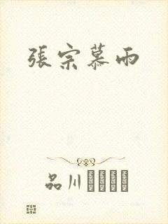 张宗慕雨