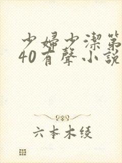 少妇少洁第1一40有声小说