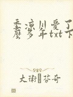 季凉川爱了你这么多年txt下载