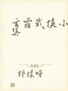 玄霜武侠小说全集