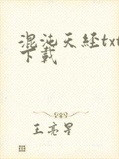 混沌天经txt下载