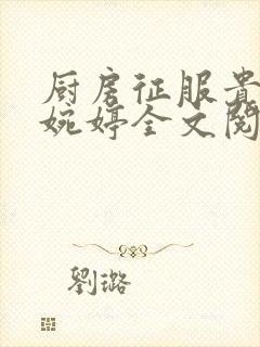 厨房征服贵妇秦婉婷全文阅读