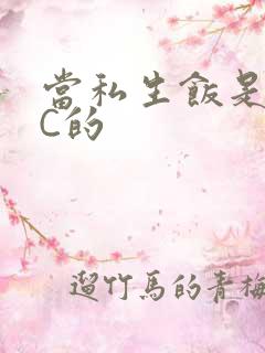 当私生饭是要挨C的