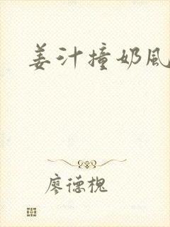 姜汁撞奶风星子