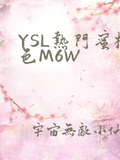 YSL热门蜜桃色M6W