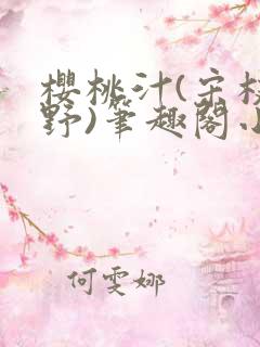 樱桃汁(宋枝江野)笔趣阁小说