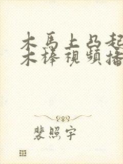 木马上凸起电动木棒视频播放