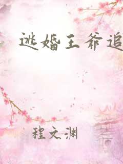 逃婚王爷追逃妃