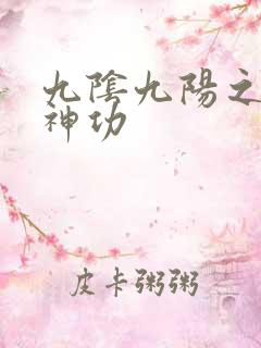九阴九阳之阴阳神功