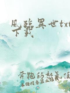 风临异世txt下载