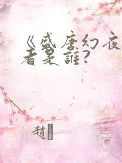 《盛唐幻夜》作者是谁?