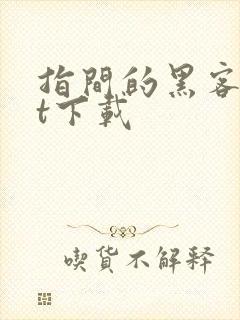 指间的黑客txt下载