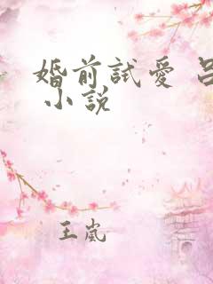 婚前试爱 吕颜 小说