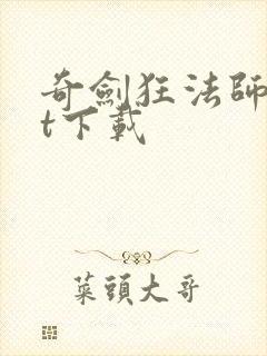 奇剑狂法师txt下载