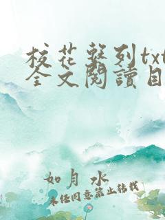 校花系列txt全文阅读目录