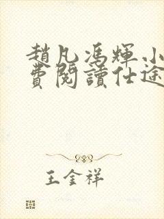 赵凡冯辉小说免费阅读仕途赵凡