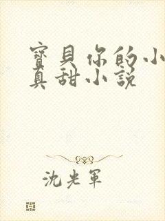 宝贝你的小花园真甜小说