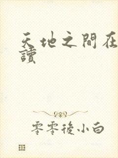 天地之间在线阅读