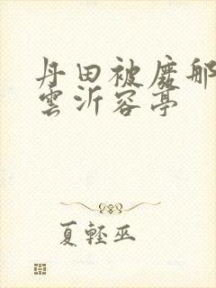 丹田被废那些年云沂容亭