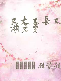 又大又长又租高湖免费