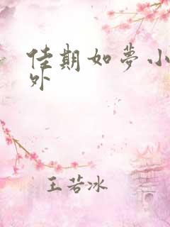 佳期如梦小说番外