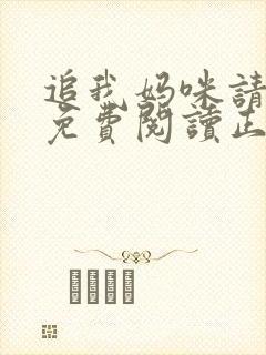 追我妈咪请排队免费阅读正版