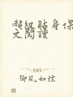 超级贴身保镖全文阅读