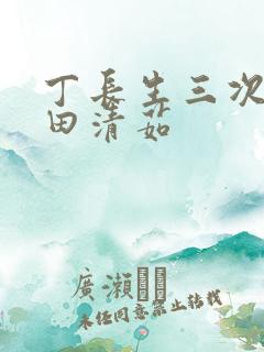 丁长生三次进入田清茹