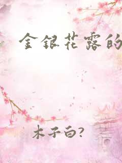 金银花露的小说