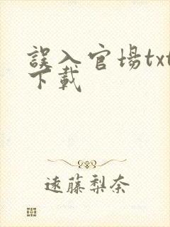 误入官场txt下载