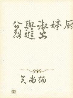 公与淑婷厨房猛烈进出