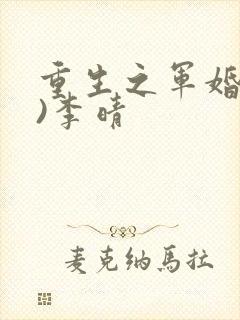 重生之军婚(h)李晴