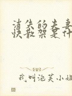 消失的夫妻女主快散架是什么意思