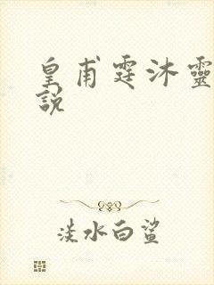 皇甫霆沐灵芸小说