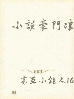 小说豪门浪荡史